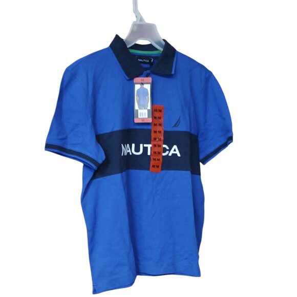 Nautica Men's Royal Blue Polo Shirt – Classic Nautical Style, NWT, Size M - Picture 7 of 11